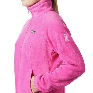 Columbia Tested Tough Benton Springs Fleece Jacket Pink size XL